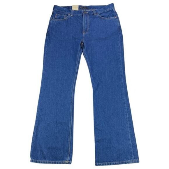 Nudie Jeans Hazy Hank True Blue Slim Fit Bootcut Jean Size 31 x 30 - Picture 2 of 8